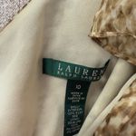 Ralph Lauren Lauren  Women Sz 10 One Shoulder 100% Silk Midi Cocktail Party Dress Photo 3