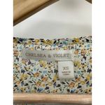 Chelsea and Violet Womens Microfloral Wrap Dress Size XS Dainty Feminine Sheer Photo 3