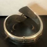 TAXCO Sterling Silver 925 and Abalone Shell Inlay Hinged Cuff Bracelet Photo 8