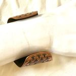 Vintage Northwest Copper solid copper double eagle tiki tribal wide cuff bracelet Photo 8