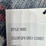 Cotton Country Sweater Gray & Rose Fair Isle Apres Crewneck Cabincore Cozy Comfy Photo 6