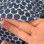 Charter Club Women’s  Blue and White Polka Dot Cotton Jean Jacket Size Large Photo 4