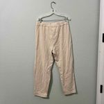 St. John  Collection Ivory Drawstring Sweatpants size Large French Terry Jogger Photo 5