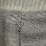 Max Mara  Leisure Tunic Top Long Sleeve V Neck Jersey Gray Zip Medium Quiet Luxury Photo 9