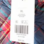 kim rogers  Blue Red Plaid Zip Front Jacket Women’s Size XL Belk Thanksgiving New Photo 3