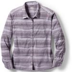 Rei Co-op NWT REI Women's Sahara L/S Pattern Shirt TEXTURED STRIPE LAVENDER AURA XS Photo 0