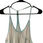 Elegant White Tank Top with Aqua Accents Photo 7