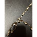 Zad Jewelry Fashion Clear Embellished Brass Chain Necklace Photo 5