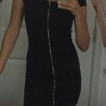 H&M Black Zipper  Dress Photo 0