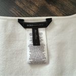 BCBG MAXAZRIA Jaleigh Women’s Cream Cotton Fringe Shell Tank Top Large like new Photo 3