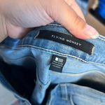 Vervet Flying Monkey Medium Wash Rainbow Stitch Skinny Jeans Photo 2