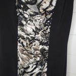 Joseph Ribkoff  Snake Print Panel Sequins Ruched Stretch Lined Dress Size 8 Photo 1