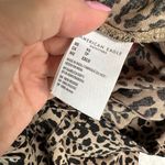 American Eagle Leopard Print Paper Bag Pants Women's Size XS High Rise Belted Photo 6