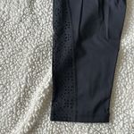 Aerie Laser Cut Capri Leggings Size M Black Photo 3