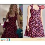 Kate Spade  New York Kimi Fit & Flare Leopard Multicolor Square Neck Dress Sz 8 Photo 10