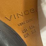 Vince  NY Beverly Wedge Leather Boots Size 8.5 Black- NEW In Box with dust bag! Photo 7