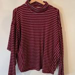 Hem & Thread Striped Mockneck Photo 1