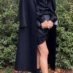 ANINE BING  Penelope Mini Black Dress 100% viscose size S C10 Photo 5