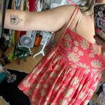 Free People Indigo Molly Spaghetti Strap Tunic Pink Medium Photo 2