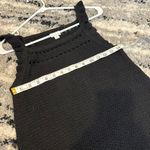 J.Crew  Black Crochet Sweater Knit Tank Top Women’s Small Photo 4