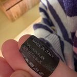 Loro Piana  Purpel Striped Linen Silk Blend Top Size 44 / 8 Photo 8