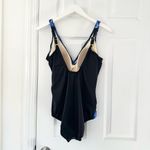 MiracleSuit  Blue Black Lynx Lazuli Oceanus One Piece Swimsuit Bathing Suit Photo 6