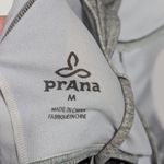 prAna Azra Bikini Top High Neck Light Gray Swimwear Swim Womens Medium Strappy Photo 3