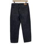 Madewell Low Slung Straight Jeans in Kent Wash Black Size 28 Photo 7