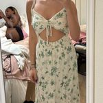 Nectar Clothing white and green nectar dress  Photo 2