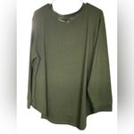 Jane and Delancey  Olive Green Sweatshirt Photo 3