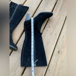 Women’s genuine suede leather boots 🖤🖤 Black Size 8 Photo 4