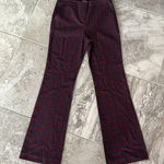 Trina Turk The Willis Flare Pants Multicolor Houndstooth Print Size 0 EXCELLENT! Photo 4
