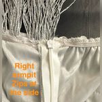 Shimmery Silver Flapper 20's Vibe Costume Photo 7