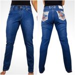 Y2k Saint Vincent Clothing Co. Cherub Pocket High Rise Designer Jeans Size 10 Blue Photo 3