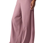 Alo Yoga Breezy Wide Leg Pant (Long) Smoky Quartz S Photo 0