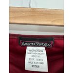 Exact Change Y2K Red Floral Midi Skirt Size M NWT Deadstock Vampire Whimsigoth Size M Photo 5