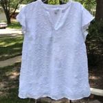 Elle  White Textured Women's Blouse Photo 4