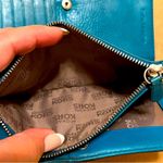 Michael Kors  leather wallet, teal blue, studded 7”x4” Photo 11