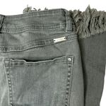 INC International Concepts Denim Green Button Fly Shark Bite Jeans 6 Photo 4