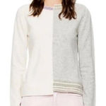 Zadig & Voltaire New  two-tone wool-cashmere blend crewneck sweater sz S Photo 0