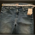 MOTHER Denim NWT  Mid Rise Dazzler Ankle Fray Jeans Riding Cliffside Size 31 Photo 12