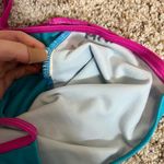 Nike  Blue and Pink One Piece Swimsuit Photo 1