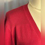 Karen Scott Women's Long Sleeve Open Front Red Cardigan (815) Photo 6