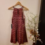 As You Wish Cocktail Maroon Dress Large Photo 3