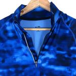 Champion 1/4 Zip Pullover Womens XS Blue Cloud Dye Slim Long Sleeve Athleisure Photo 2