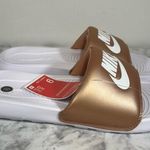Nike Victori One Comfort Women's Sandal Slides Rose Gold White Size 9 SKU#24509 Photo 2