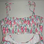 Decree  Womens Textured‎ One Piece Swimsuit Island Floral XXL Photo 4