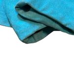 Vtg Yvonne Le Marie Teal Suede Genuine Leather Jacket Size 8 Zip up Lined Green Photo 5