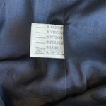 Liancarlo Couture 100% Silk Beaded Jacket and Skirt Set Deep Navy Blue, Size 10 Blue Photo 4