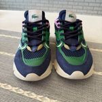 Lacoste Unisex Adult L003 Neo Suede Sneakers / Blue/Green Size 6 Photo 9